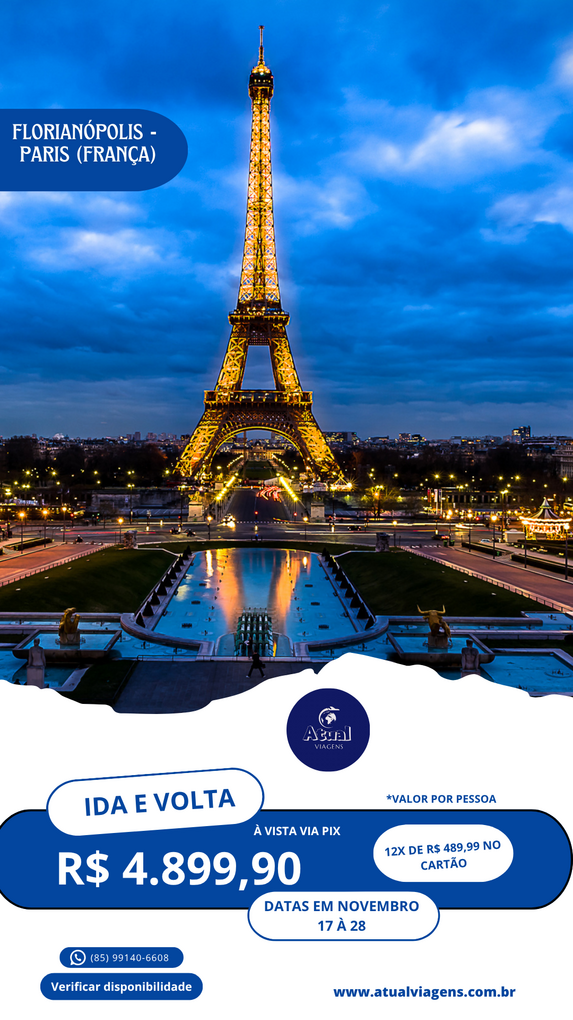 Florianópolis – Paris (França)