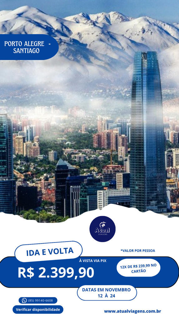 Porto Alegre – Santiago (chile)