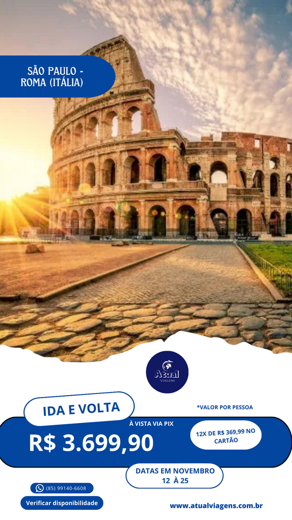 São Paulo – Roma (Itália)