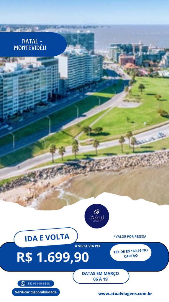 Natal – Montevidéu (Uruguai)