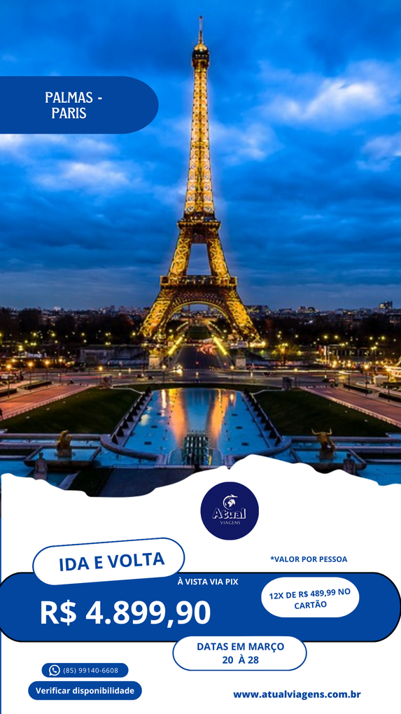 Palmas – Paris