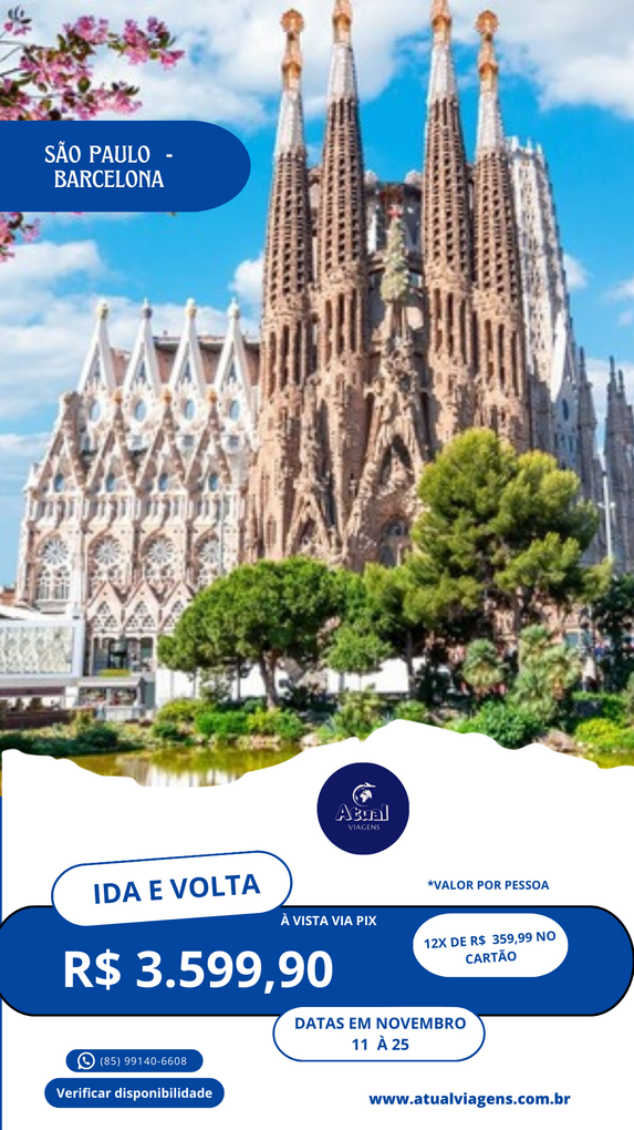 São Paulo – Barcelona (Espanha)