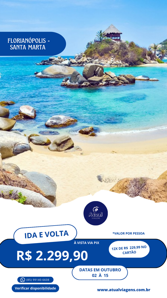 Florianópolis – Santa Marta (Colômbia)