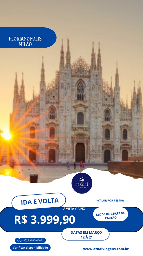 Florianópolis – Milão (Itália)